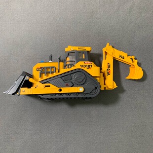 双向铲车挖掘机模型男孩推土机声光惯性翻斗车二合一儿童玩具车模