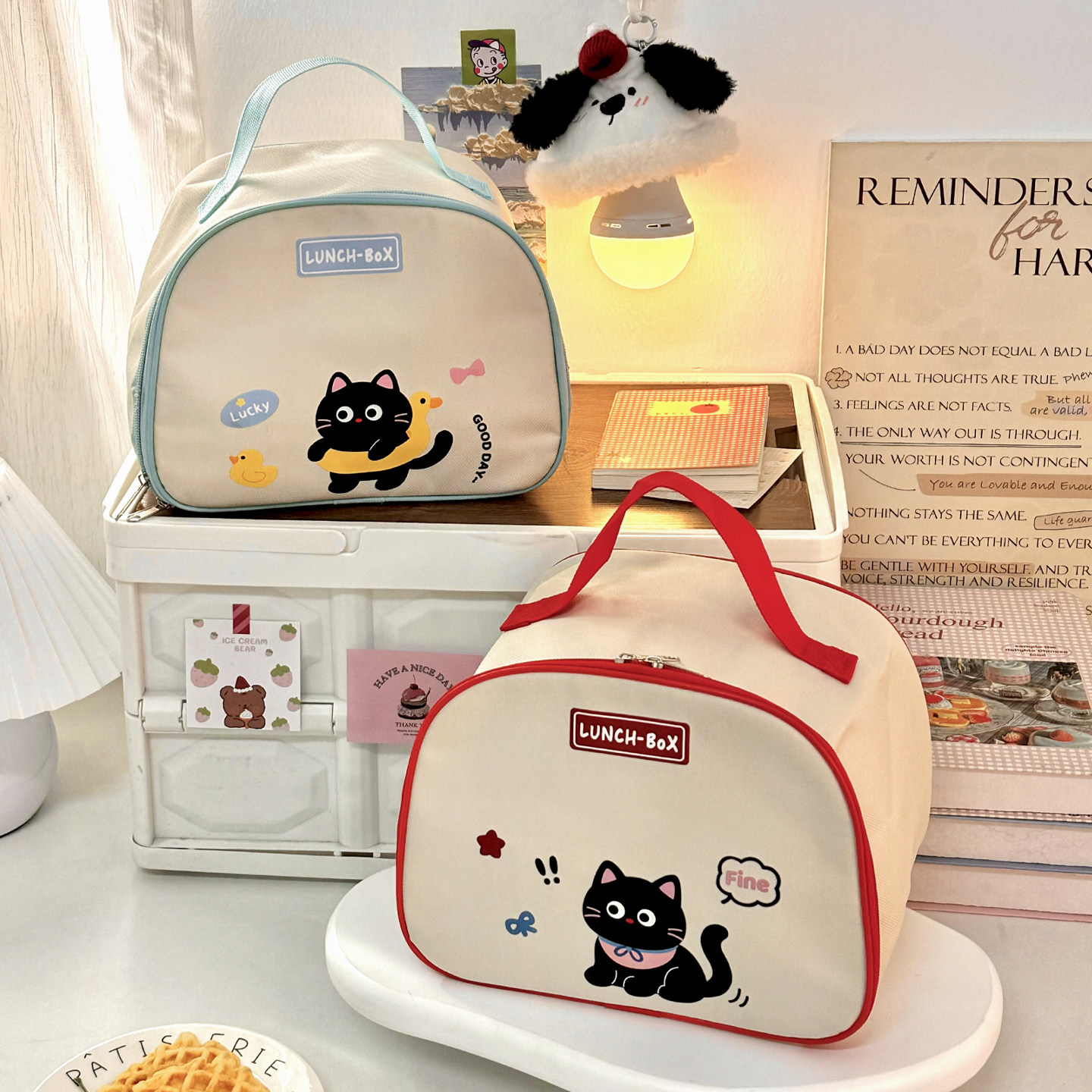 学生饭盒手提袋保温儿童饭包袋子加厚铝箔野餐包上班便当包大容量