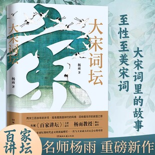 书籍 苏轼欧阳修晏殊李煜柳永等二十名宋代有名词人中国古典文学诗歌畅销书正版 大宋词坛 百家讲坛中国诗词大会杨雨新作