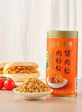 新东阳猪肉松肉粉松儿童/海苔寿司青团糕点寿司早餐零食213g*1罐