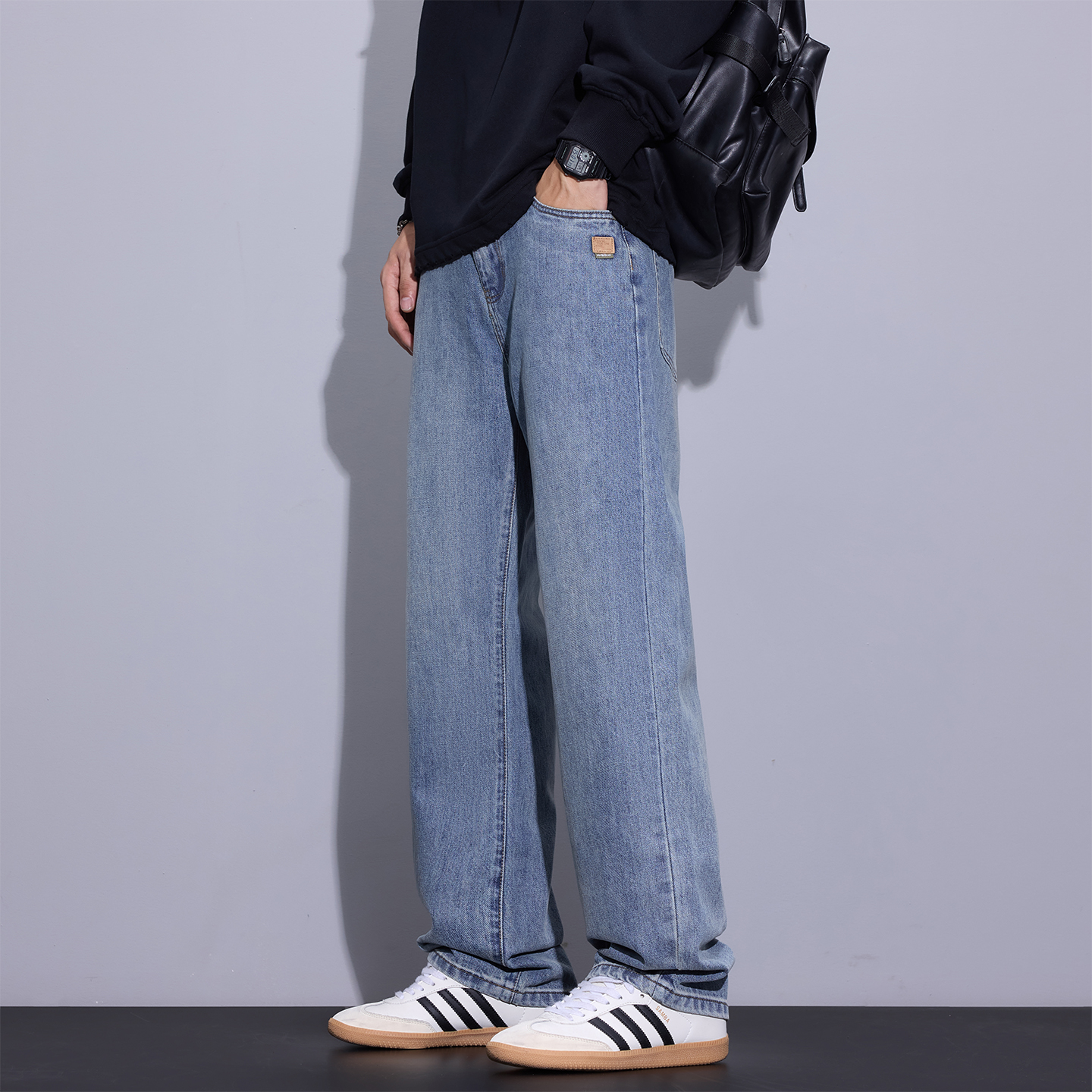 Kuvine牛仔裤男2025新款