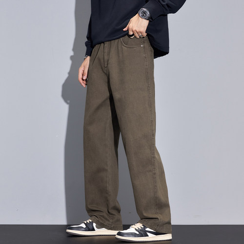 Kuvine秋季美式高街复古休闲裤男