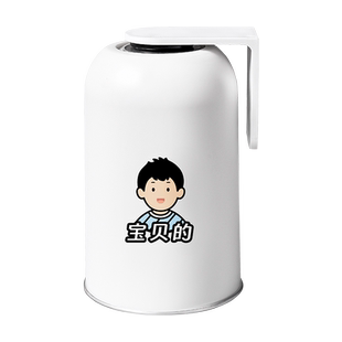 磁吸不锈钢漱口杯倒挂刷牙杯倒放牙刷杯一家三口四口家用壁挂牙缸