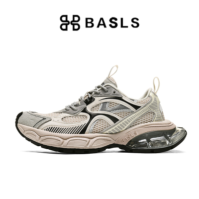 BASLS网面老爹鞋男款厚底高级感