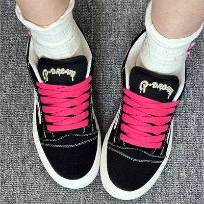 闪电板鞋男款美式百搭情侣休闲鞋