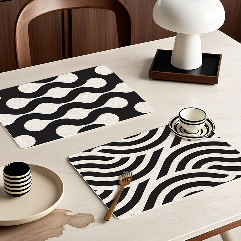 岸升轻奢餐垫隔热垫西餐垫碗盘