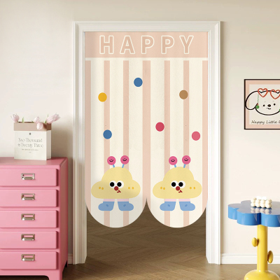 卡通异形门帘隔断帘半帘