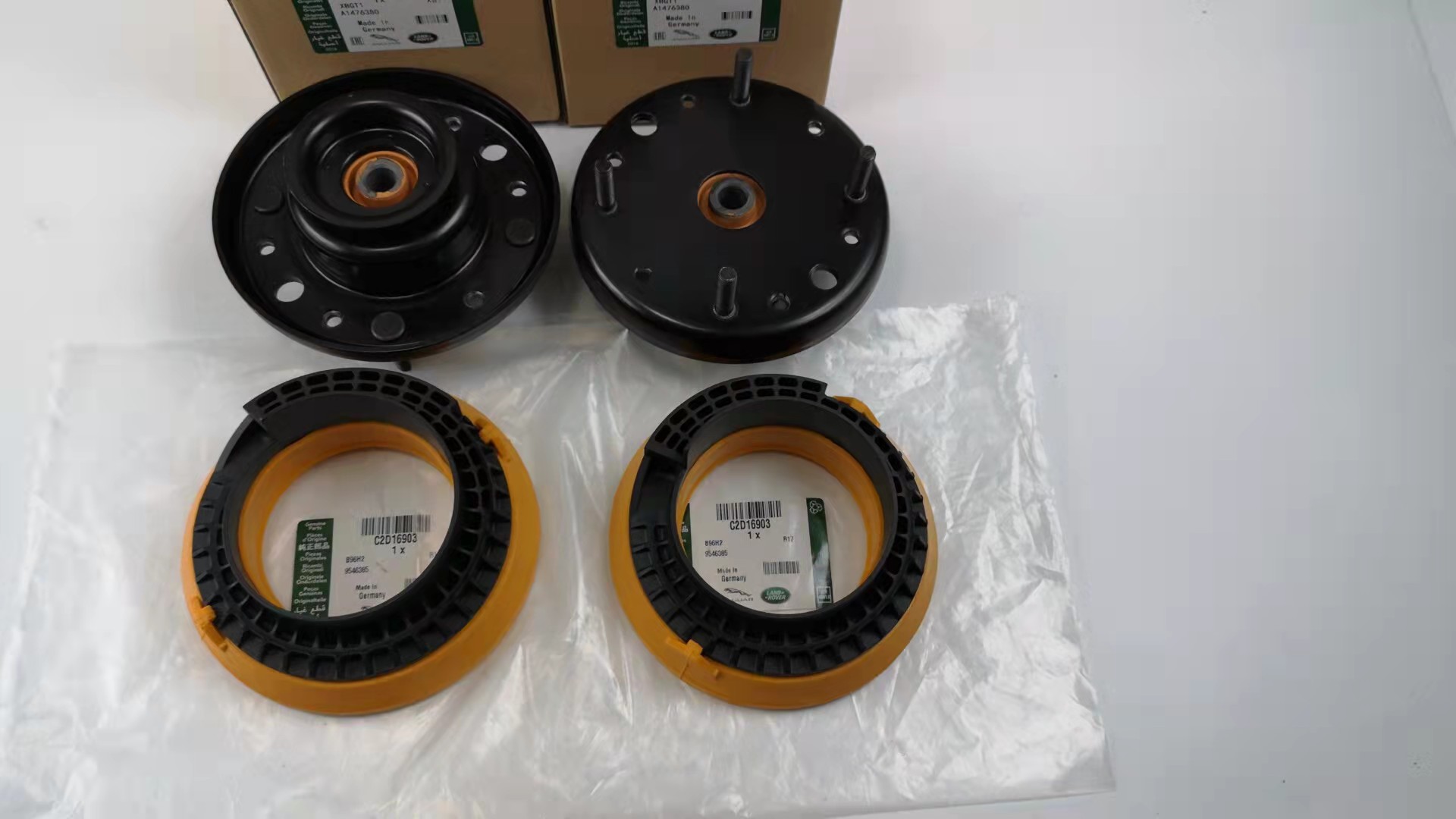 适用捷豹XJ XJL XF ST前减震器顶胶前避震机顶胶上座垫平面轴承