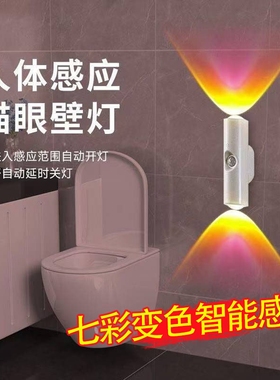 小夜灯楼梯床头起夜智能感应灯人来即亮人走即灭卫生间客厅书房灯
