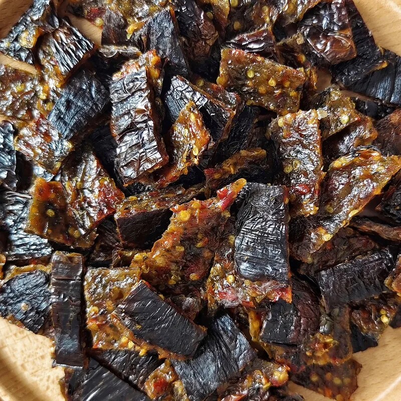 香辣茄子干江西婺源茄子贝特产农家手工辣椒干茄子鳖南瓜干辣零食