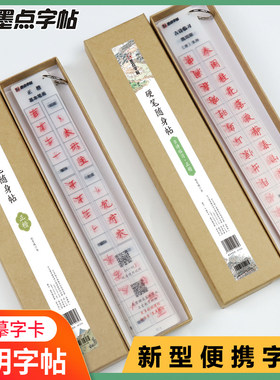 临帖楷书行楷练字帖墨点