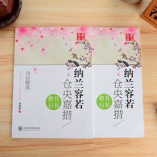 纳兰容若仓央嘉措诗词精选田英章楷书字帖优美诗词临摹字帖成人大学生楷书行书练字帖硬笔书法钢笔字帖楷行双体练字本男女生字帖