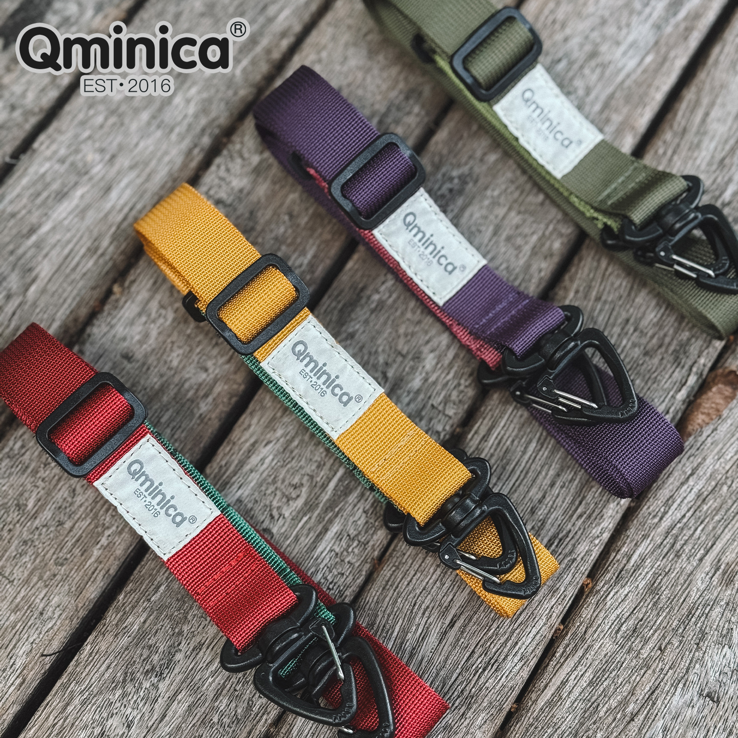 Qminica多功能挂绳斜挎肩带包袋配件可调节细背带替换带DIY手机绳