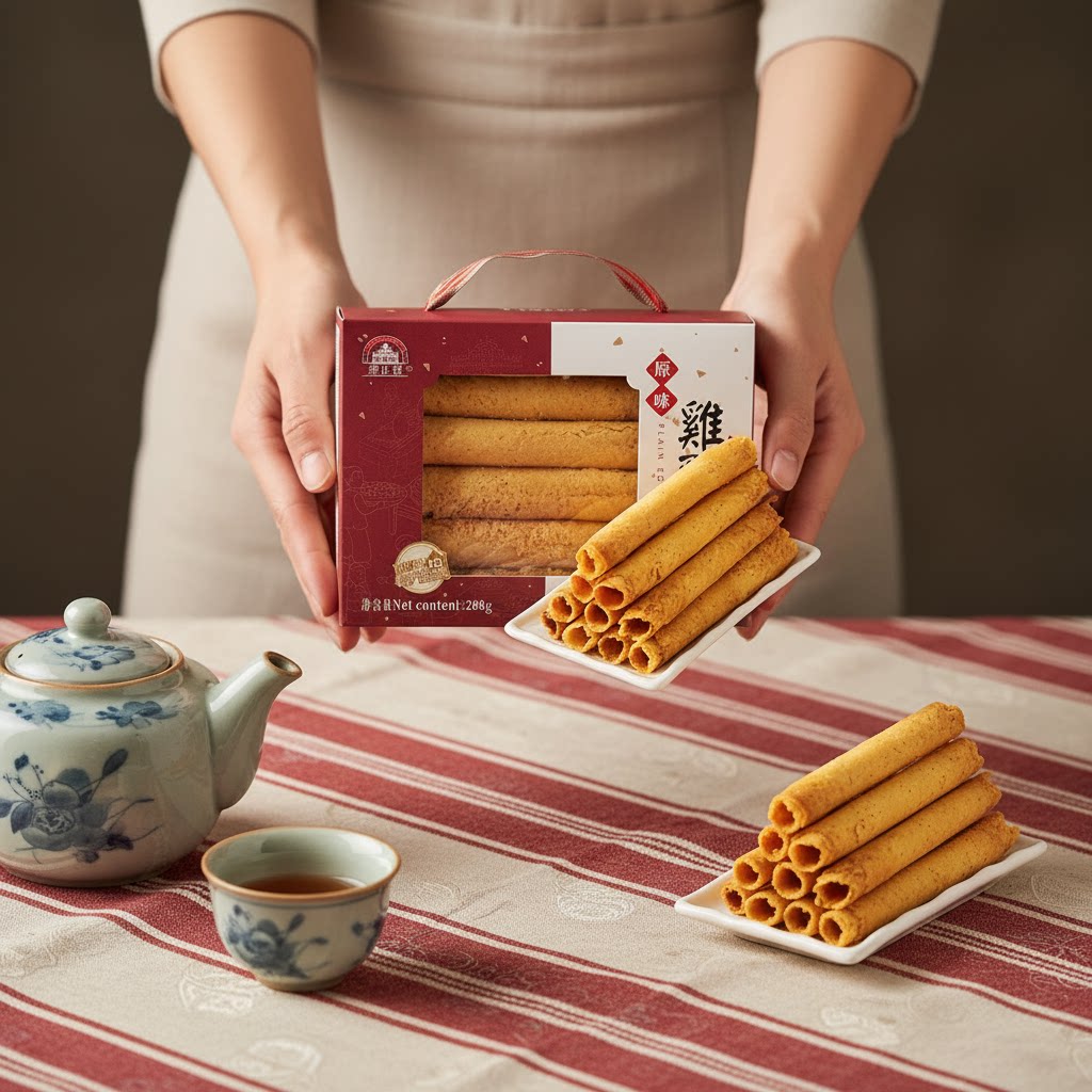 澳门特产蛋卷王手工鸡蛋卷饼干礼盒零食小吃中秋节礼物