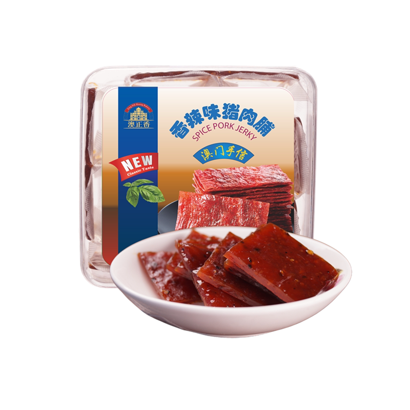 澳门特产蜜汁猪肉脯广东广州深圳手信零食铺香记网红小吃猪肉干浦