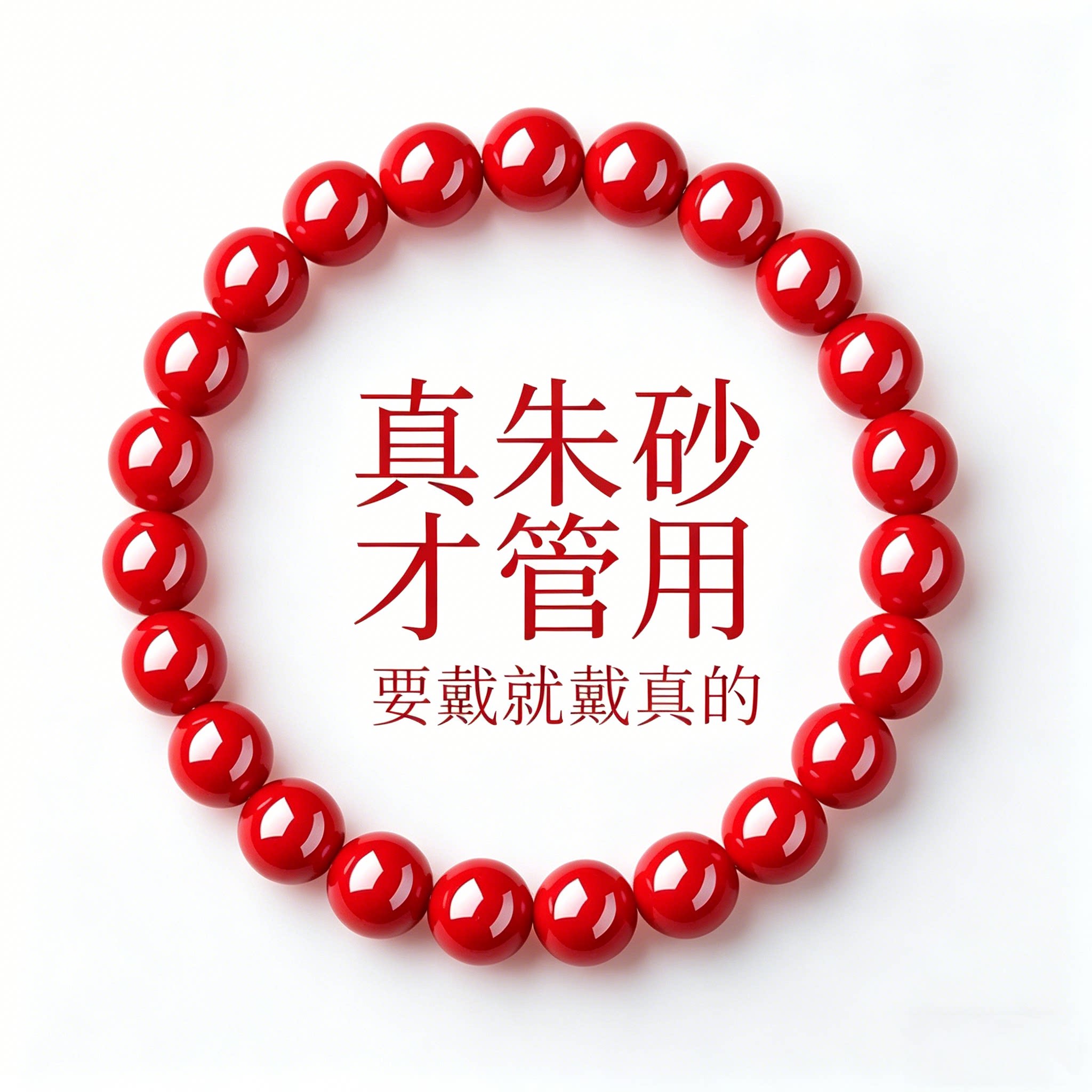 天然朱砂手串女士本命年正品高含量帝王砂转运珠佛珠念珠串珠手链