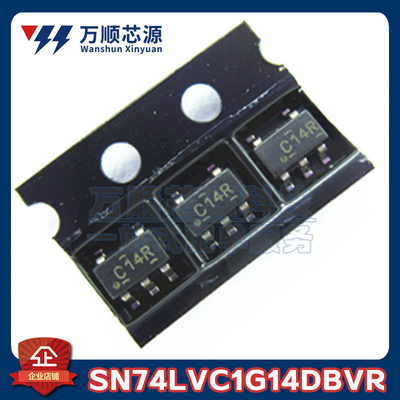 原装SN74LVC1G14DBVR 丝印C14* 74LVC1G14 SOT23-5 逻辑门芯片IC