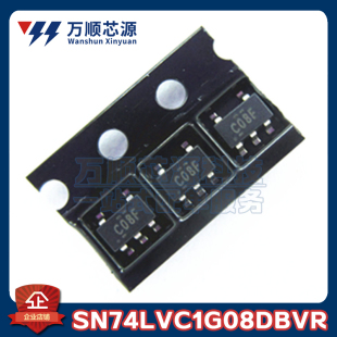 原装SN74LVC1G08DBVR 丝印C08* 74LVC1G08 SOT23-5 逻辑门芯片IC
