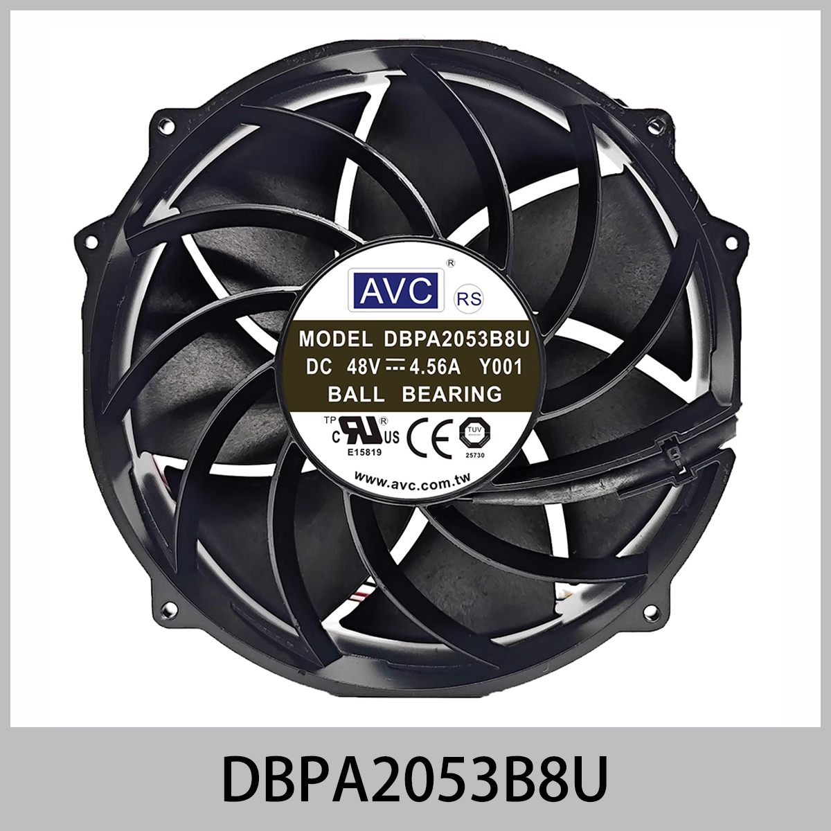 原装AVC DBPA2053B8U 48V 4.56A 20CM 服务器 通信设备 散热风扇