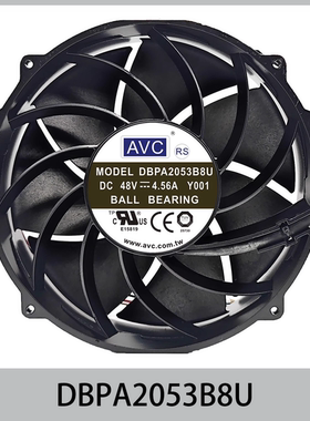 原装AVC DBPA2053B8U 48V 4.56A 20CM 服务器 通信设备 散热风扇