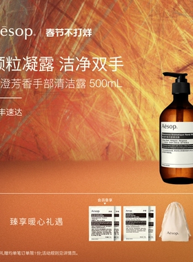 【新年礼物】Aesop伊索 尊澄芳香手部清洁露 洗手液生日礼物男女