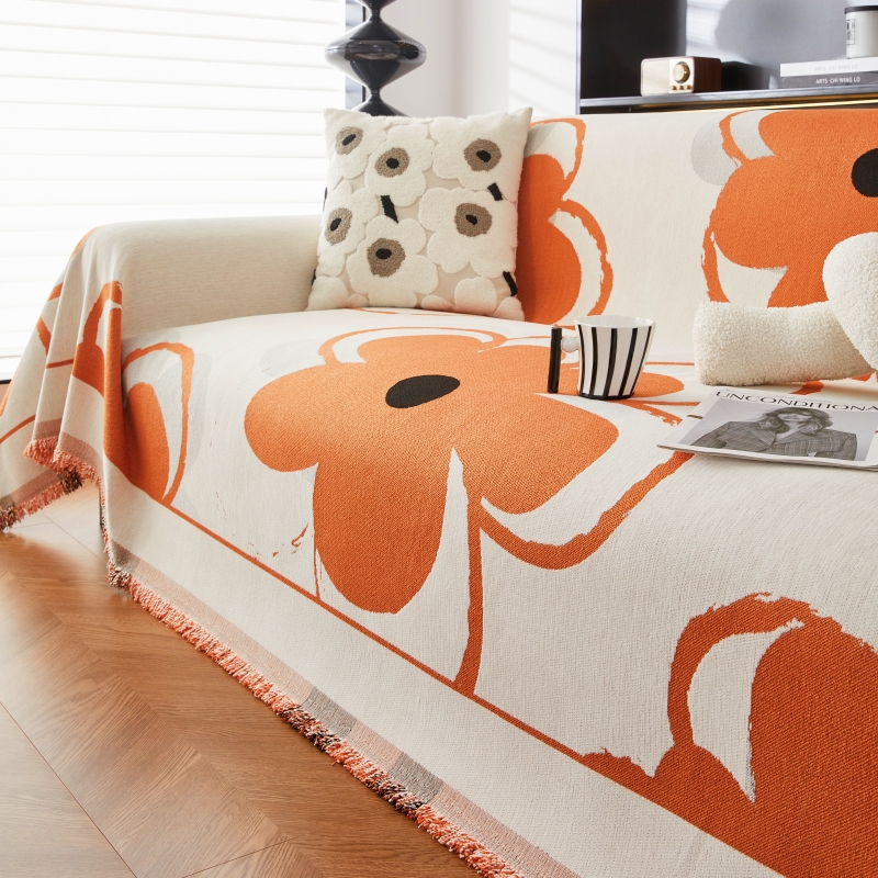 沙发盖布网红ins沙发垫盖巾防猫抓四季通用沙发套罩万能防滑盖毯