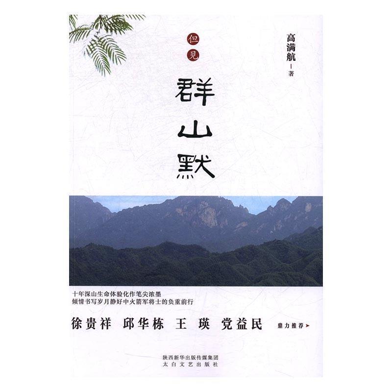 【正版书籍】 但见群山默 高满航 著 太白文艺出版社