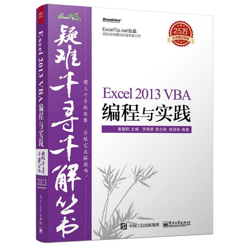 【正版书籍】 Excel 2013 VBA编程与实践 罗刚君, 章兰新, 陈国良,黄朝阳 著 电子工业出版社