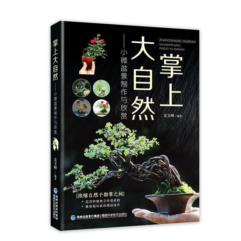 【正版书籍】 掌上大自然-小微盆景制作与欣赏 兑宝峰 福建科技出版社