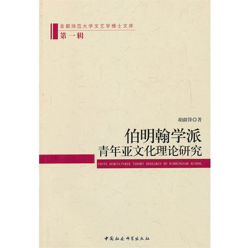 【正版书籍】 伯明翰学派-青年亚文化理论研究-辑 胡疆锋 著 中国社会科学出版社