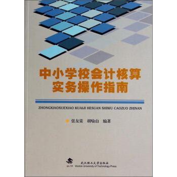 【正版书籍】 中小学校会计核算实务操作指南 张友棠,胡喻山 武汉理工大学出版社