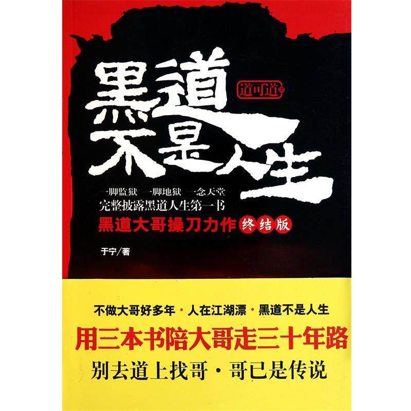 【正版书籍】 黑道不是人生 于宁 著 武汉出版社