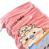 婴儿毛毯宝宝毯子双层加厚儿童盖毯幼儿园小被子新生儿抱被空调毯