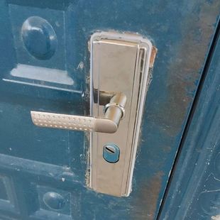 门锁木门大门家用防盗门面板把手加厚通用型实心手柄防火门拉手