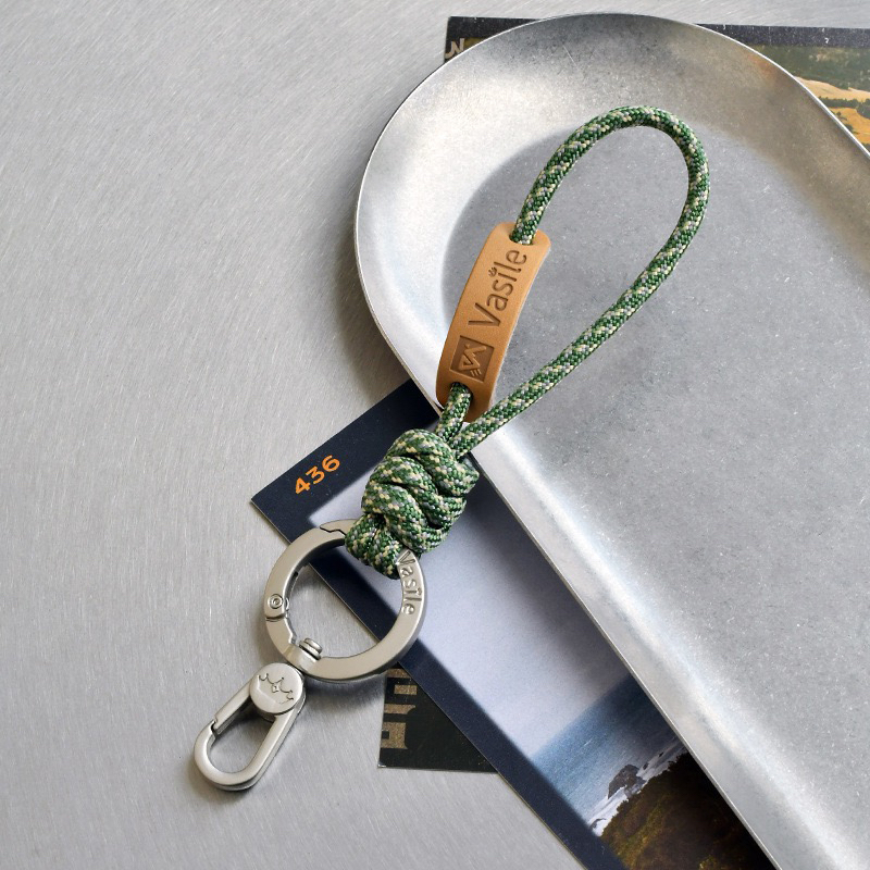 手工编织山系钛原色露营手机挂绳户外运动相机钥匙扣链防丢抢多用