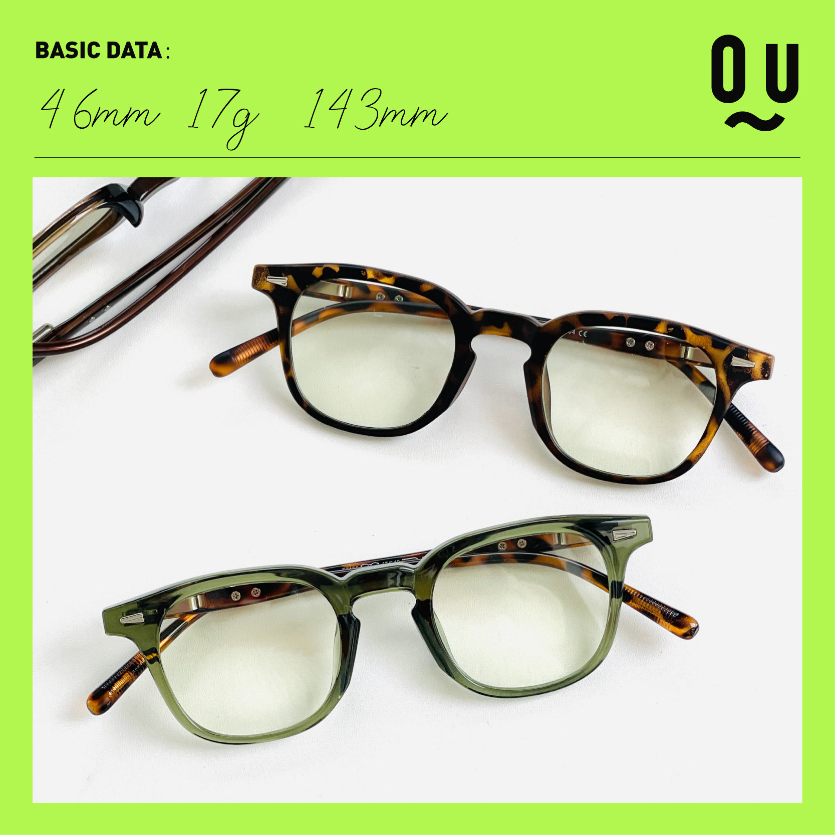 QU木九日系复古经典眼镜女黑框度数专业近视素颜显脸小可配眼睛男