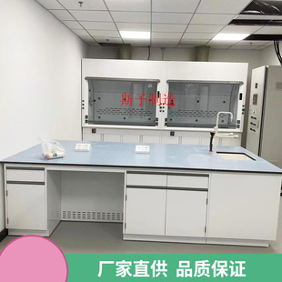 极速中央边台试验台化学化验桌D全钢定制实验室通风柜工厂家