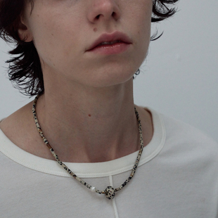 RedRef 斑点石珍珠项链