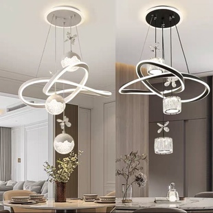2025年新款 餐厅吊灯现代简约饭厅餐桌灯吧台网红卧室吊灯中山灯具