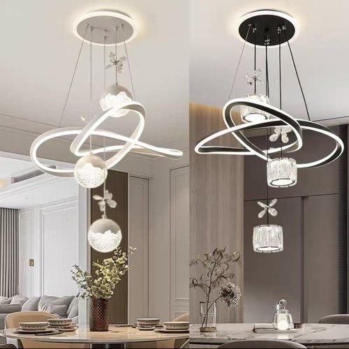 2025年新款餐厅吊灯现代简约饭厅餐桌灯吧台网红卧室吊灯中山灯具
