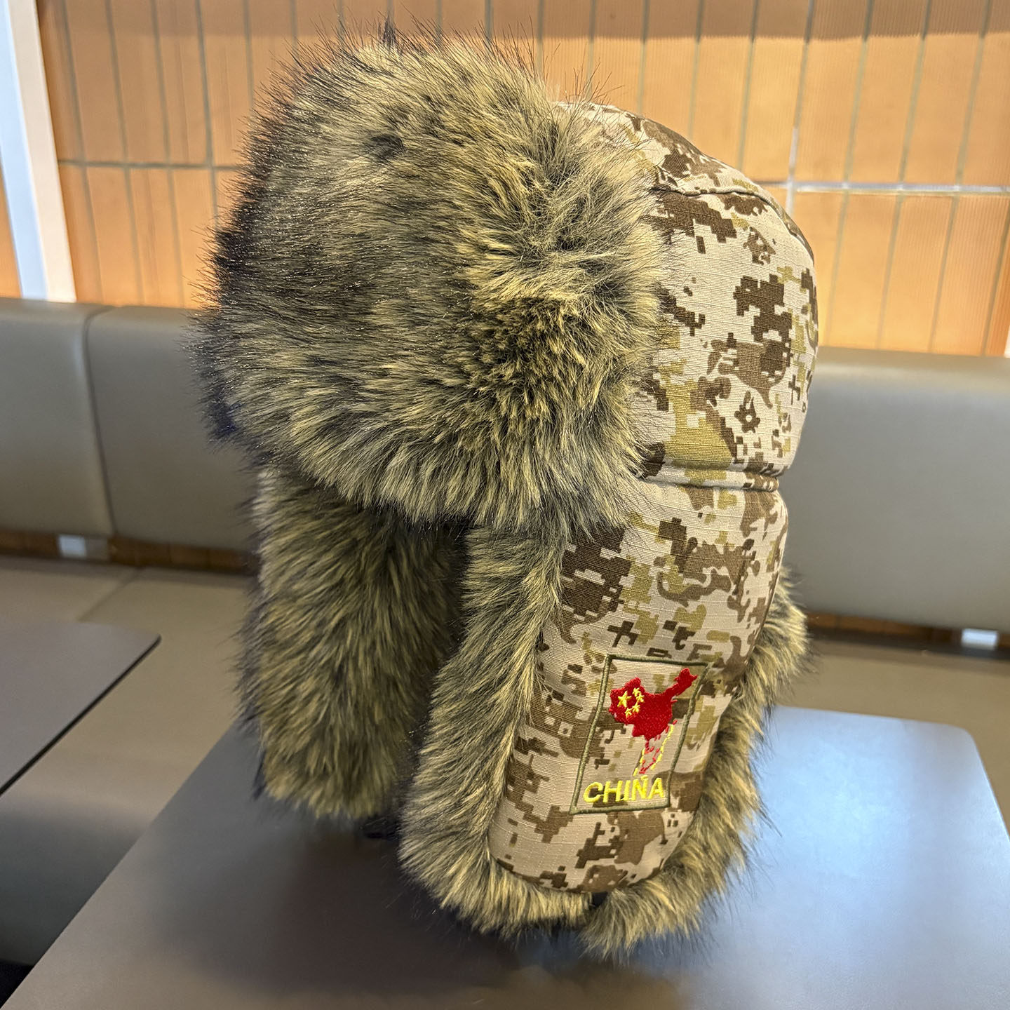 冬季迷彩雷锋帽男骑车防风防寒帽骑行户外加绒保暖护耳滑雪帽子潮