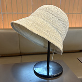 日系复古百搭针织简约渔夫帽女秋冬保暖盆帽百搭显脸小简约款 桶帽