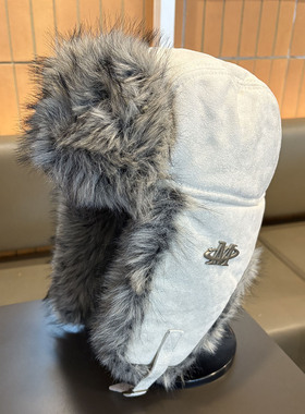 秋冬季加厚防寒保暖雷锋帽男女户外滑雪护耳帽加绒毛绒飞行帽子潮