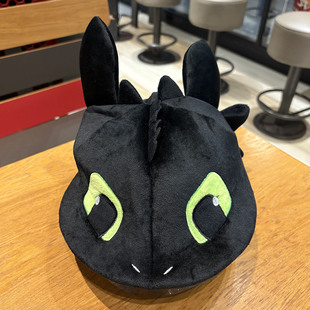 环球影城同款驯龙高手玩偶公仔无牙仔帽秋冬加厚情侣显脸小贝雷帽