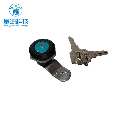 莱晟源MS407 开关电器仪表柜一字圆柱转舌门锁 电柜门锁