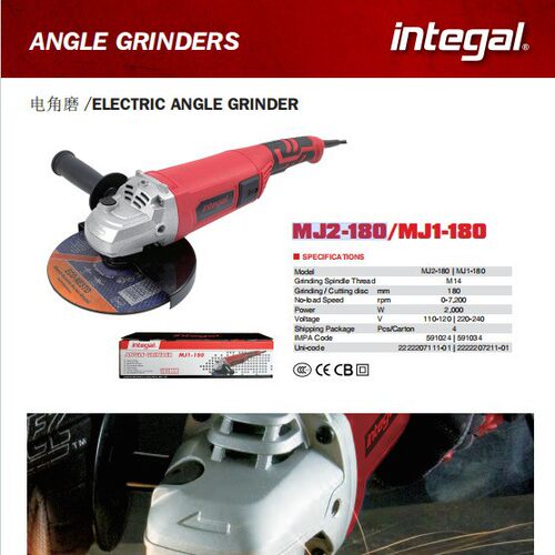 宇天科技integal品牌MJ2-180电角磨船用impa591024