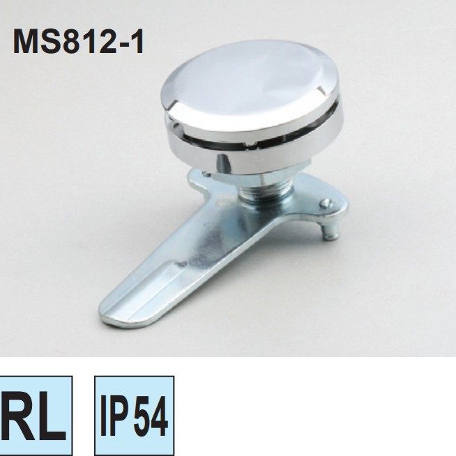 工业柜门锁圆柱锁回转直角锁电气