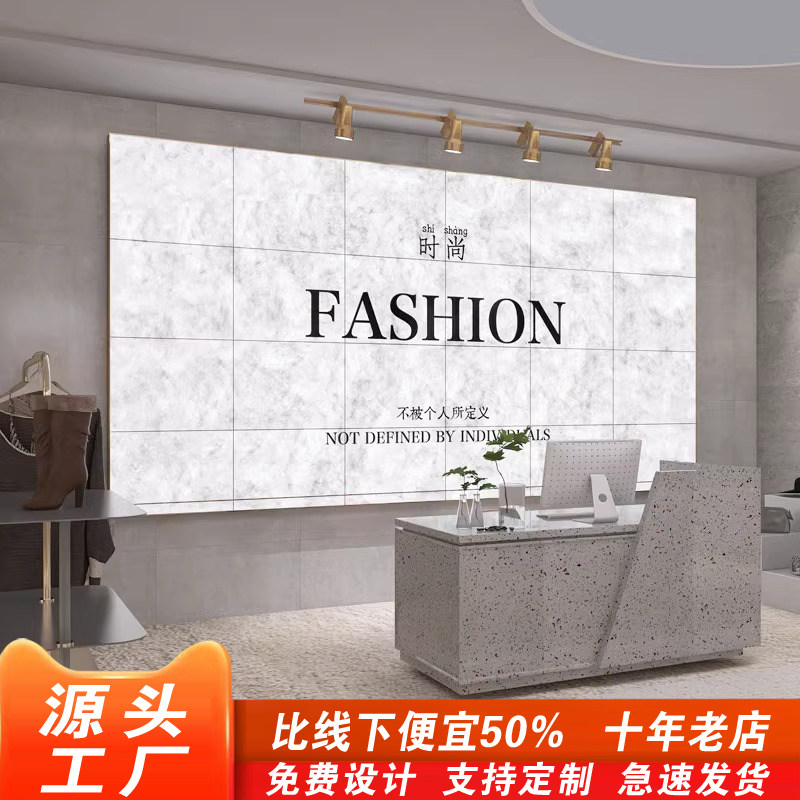服装店logo灯箱亚克力杜邦纸灯箱图片