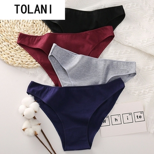 Comfortable 3Pcs set Underwear Panties Women 三件内裤 Cotton