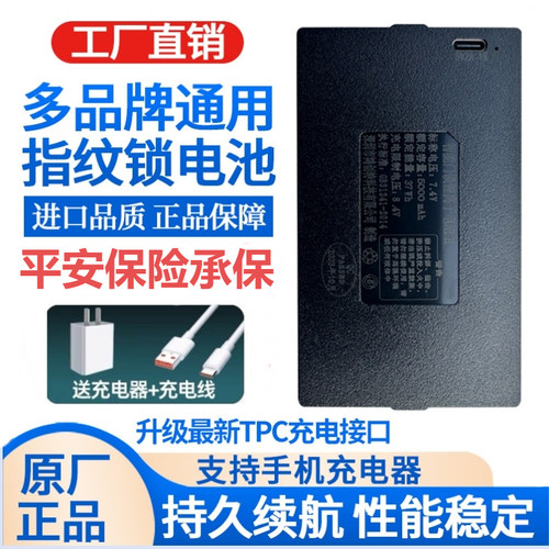 指纹密码电子门锁专用锂电池